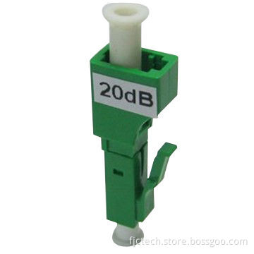 Single Mode LC/APC Hybrid Fiber-optic Attenuator